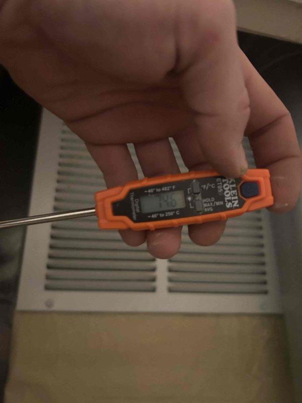 Performed routine Care Plan Tune Up on AC unit. Conducted temperature differential testing with readings of 136°F at supply and 80°F at return, confirming proper operation. Customer provides their own filter.