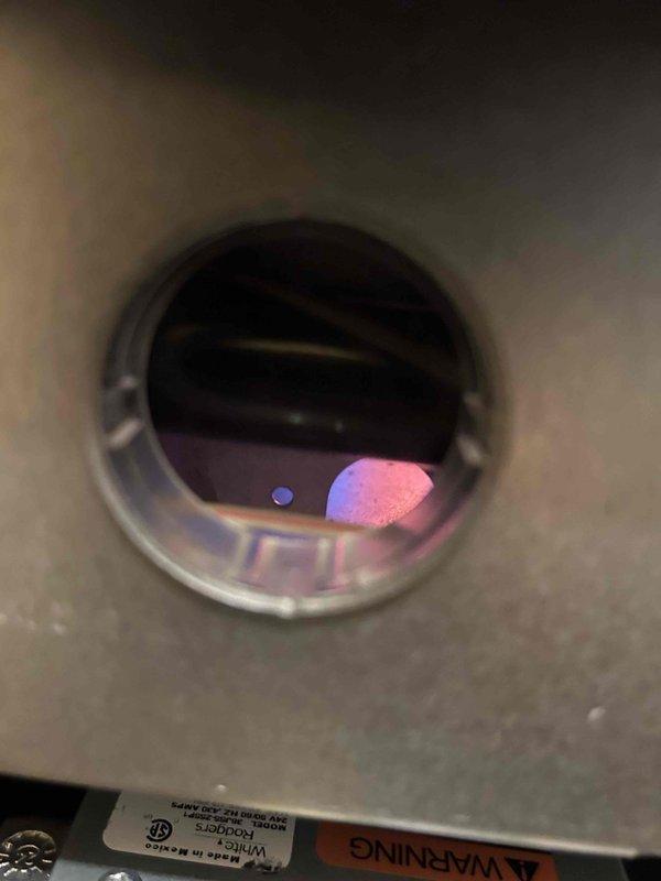 Performed scheduled Care Plan tune-up on heat pump/gas furnace system located in basement. Inspected and replaced customer-supplied 16x25x1 air filter which showed moderate dust accumulation. Conducted visual inspection of burner assembly and checked system operation, with all components functioning within normal parameters.