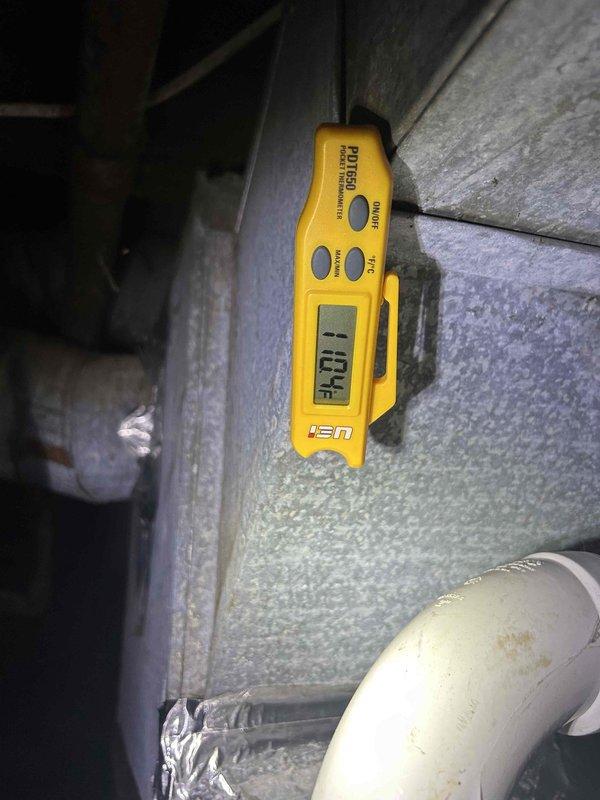 Performed Care Plan Tune-Up maintenance on GF/AC system located in cellar. Inspected blower wheel assembly which showed minor dust accumulation on the fan blades. Temperature differential testing using PD150 pocket thermometer indicated reading of 1.8°F. Customer-provided 16x20x1 filters were installed during service.