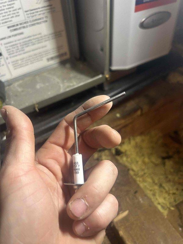 Performed Care Plan Tune Up on dual air conditioning and gas furnace systems. Identified and documented failed capacitor requiring replacement. Inspected condensate drain system and noted signs of minor corrosion on cabinet housing that should be monitored during future maintenance visits.