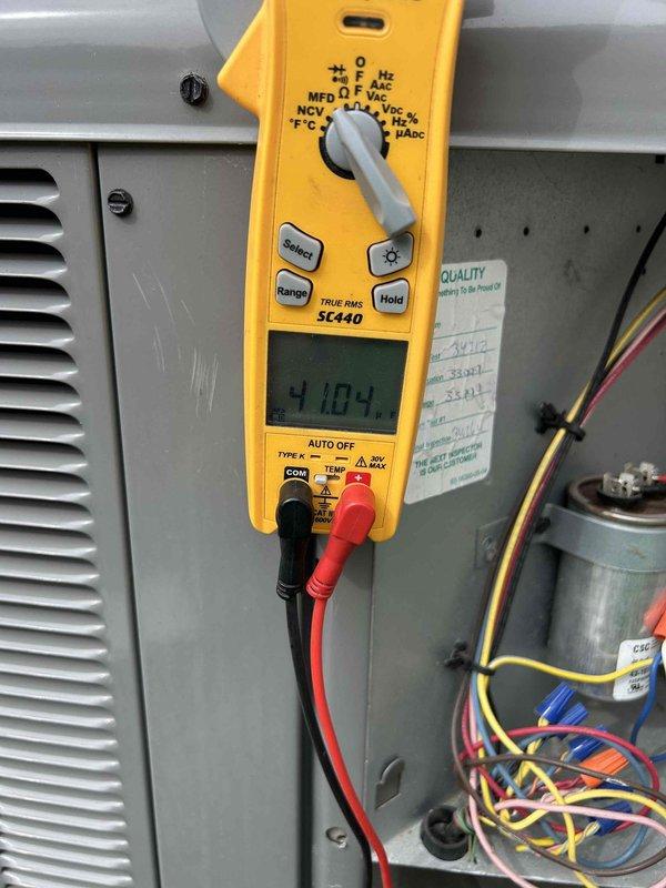 Performed routine maintenance on 3-year-old heat pump system, which included checking refrigerant pressure (410.4 psi confirmed) and conducting a full system inspection. Unit is functioning properly with all components in good working order. Updated customer contact information in system records.