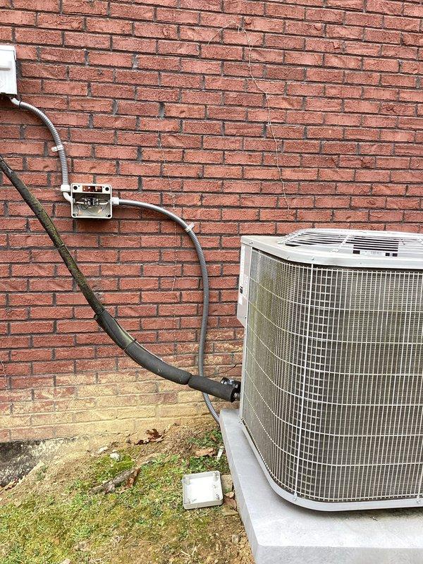 Diagnosed load shedding issue with primary generator and identified incorrect air filter installation on secondary generator. Inspected electrical service panel connections and outdoor condenser unit to verify proper integration with generator systems.