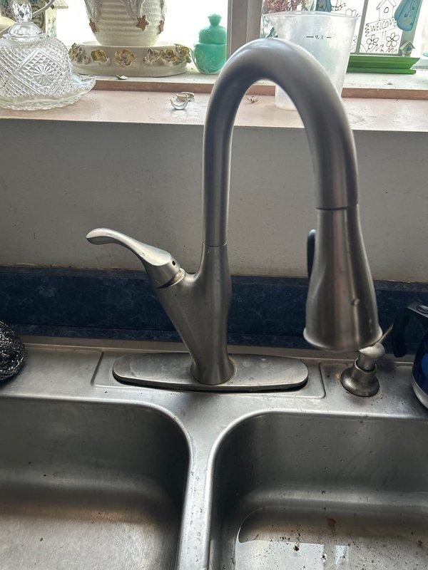 Conducted initial assessment for new client regarding multiple plumbing issues. Identified leaking kitchen sink with high-end pull-down faucet and damaged supply line connection with visible tears in surrounding wall material. Also evaluated bathroom shower/tub leak. Provided comprehensive estimates for all necessary repairs.
