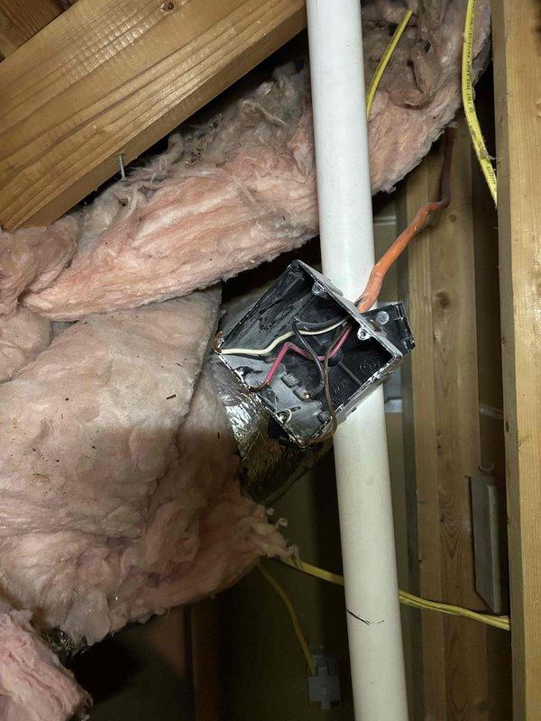 Performed scheduled Care Plan Tune Up on multiple HVAC systems (heat pump/air handler x2 and heat pump/gas furnace) located in main residence and guest quarters. Inspected electrical components including capacitor (35μF 250VAC CBB65P) and junction box connections, and examined insulation integrity around PVC piping and electrical pathways.
