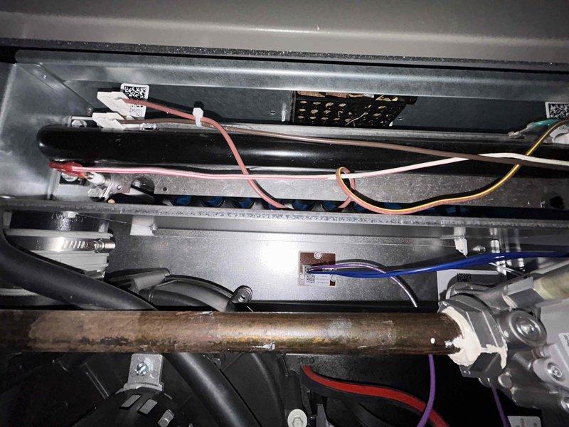 Performed scheduled Care Plan Tune Up on AC/GF unit located in basement. Opened access panel to inspect electrical components, including circuit board connections and wiring integrity. Replaced customer-supplied 20x25x4 filter and verified proper operation of all system components.