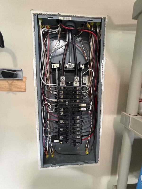 Inspected non-operational Generac 16KW generator reported with red blinking light and suspected crank fly wheel sensor issue. Examined electrical connections, breaker panels, and performed diagnostic assessment to identify fault condition and restore generator functionality.