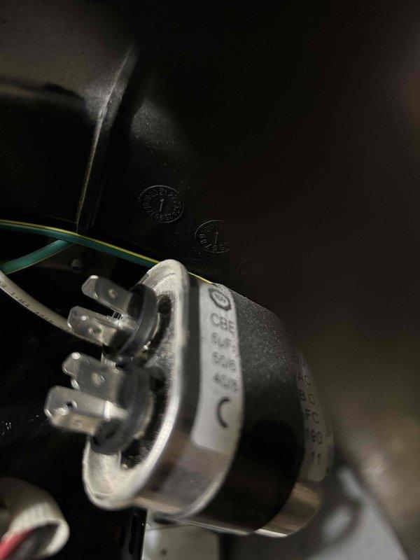 Performed annual care plan tune-up on AC/GF unit located in attic, inspecting capacitor and mechanical components to ensure optimal system performance. Documented condition of system components with photos, focusing on electrical connections and primary operational elements. Customer was advised about care plan renewal options following the comprehensive maintenance service.