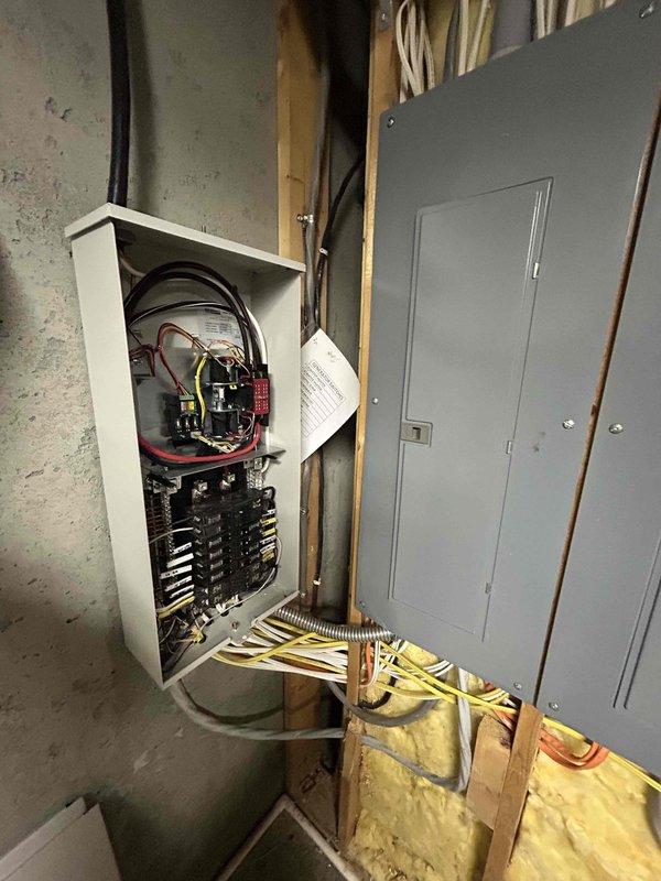 Configured Wi-Fi connectivity for generator remote monitoring system and successfully relocated a circuit from the main panel to the generator transfer panel. Verified proper operation of both HVAC units with the generator system and ensured all connections were secure and properly labeled in the electrical panel.