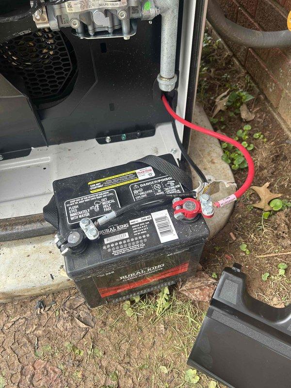 Responded to warranty call for a new Generac 14KW NEXTGEN generator (Serial #3017788325). Performed diagnostic inspection, documenting the battery installation and valve assembly condition with photos. Completed setup in FieldPro system and processed required warranty documentation.