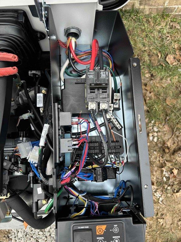 Successfully installed a 24KW air-cooled Generac generator system with 200AMP SE transfer switch featuring SPD3 protection. Configured 50 AMP load sheds with priority settings (water heaters as priorities 1 & 2, furnace heat strip as priority 3) and completed all electrical connections per code requirements. Installation was inspected and documented with photos showing proper mounting on concrete pad with appropriate clearance and all control wiring correctly terminated.