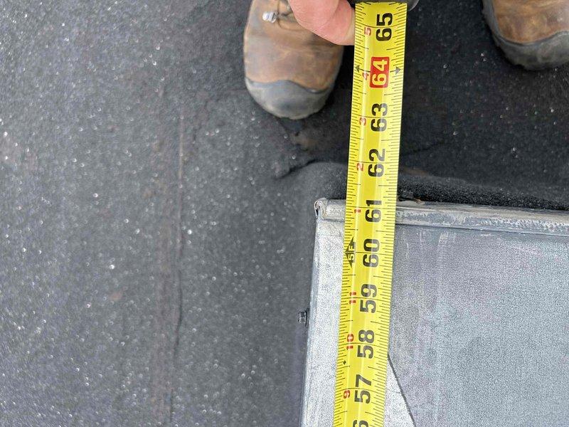 Conducted site assessment for HVAC system replacement at church property. Took measurements of existing rooftop area where previous RTU systems were installed. Documented dimensions for preparing comprehensive estimate options for partial and complete building HVAC replacement to replace current temporary window units.