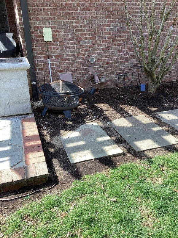 Replaced underground electrical cable for outdoor water fountain pump by fishing new wire through existing conduit path. Successfully routed cable from fountain location to existing outdoor outlet without requiring interior home access. Verified proper connection and functionality of new wiring installation for fountain pump operation.