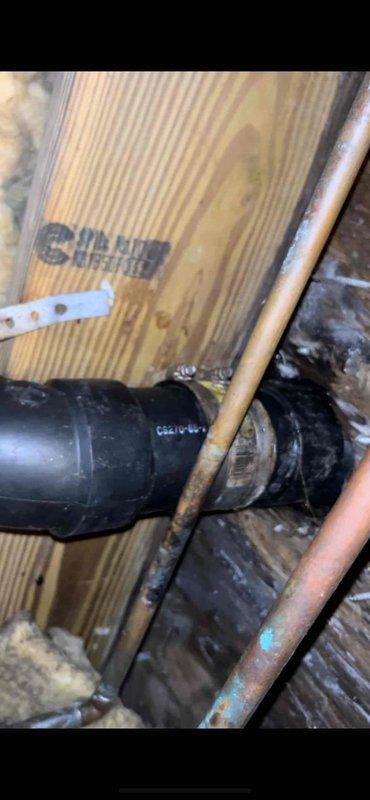 Responded to callback for toilet leak two months post-installation. Inspection revealed compromised wax ring seal at floor flange connection. Removed toilet, replaced wax ring and closet bolts, reinstalled and tested unit to confirm proper seal with no active leaks detected.