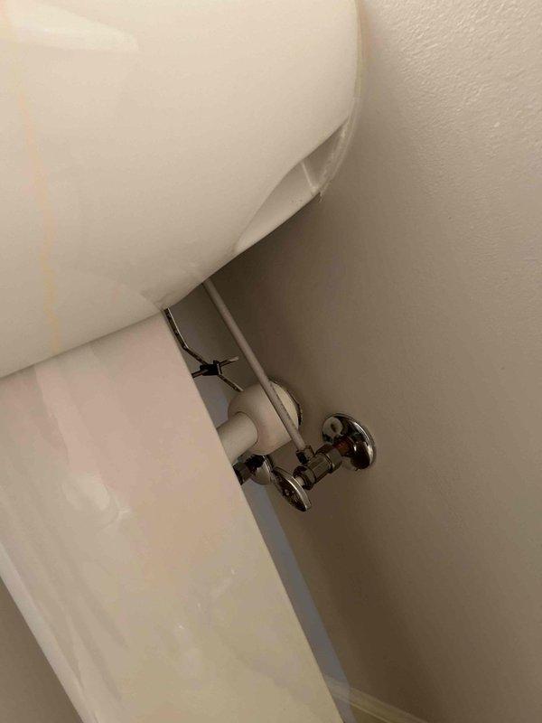 Completed bathroom renovation plumbing work including removal of existing sink and toilet fixtures. Successfully reinstalled customer-supplied toilet with new water supply line connection and angle stop valve, ensuring proper sealing and functionality. Removed and hauled off old toilet fixture from premises as requested, leaving work area clean and ready for continued renovation activities.