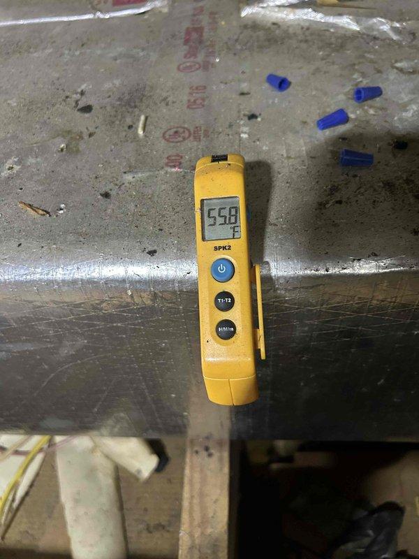 Performed Club Duo maintenance on twinned furnace system serving upstairs and downstairs zones. Replaced air filters as specified: two 20x25x4 filters and one 16x20x1 filter. Identified failed blower motor on right side unit of twinned furnace configuration. Sourced replacement blower motor and completed installation to restore proper system operation. Verified temperature readings and system performance post-repair. All equipment tested and operational upon completion.