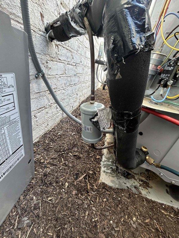 Replaced failed indoor thermal expansion valve (TXV) on HVAC system. Recovered approximately 11 pounds of refrigerant from the system prior to repair, recycled and returned it to the unit, and added 3-4 pounds of additional refrigerant to compensate for losses incurred during the repair process. Verified proper system operation and refrigerant charge upon completion.