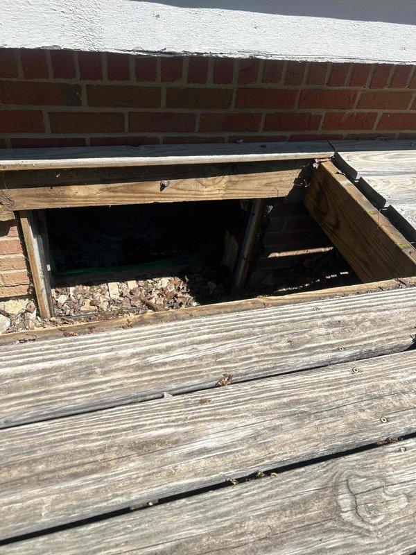 Completed scheduled filter change in basement mechanical room using customer-supplied filters. Accessed HVAC system through exterior deck hatch and performed filter replacement on furnace unit. Provided written quote for complete furnace replacement as requested.