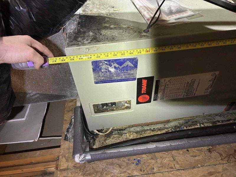 Responded to a no cooling complaint for a second opinion on a Trane XE 1000 split system previously diagnosed with compressor failure. Performed comprehensive diagnostic evaluation of the outdoor condensing unit, testing compressor electrical integrity including ohm readings for potential shorts or grounds to verify compressor condition. Inspected and tested run capacitor, contactor, and associated electrical components to rule out alternative failure causes. Confirmed compressor failure diagnosis and evaluated system age, refrigerant type, and overall equipment condition. Provided professional assessment regarding repair versus replacement options, taking into account the system's advanced age and cost-effectiveness of compressor replacement on legacy equipment. Documented indoor air handler condition and system configuration. Customer advised of findings and recommendations for next steps.