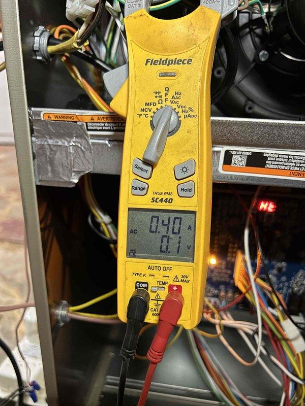 Completed preventive maintenance tune-up on residential air conditioning system and gas furnace located in basement per care plan agreement. Performed comprehensive electrical diagnostics using clamp meter, verifying amperage draws and voltage readings on both units to ensure proper operation within manufacturer specifications. All electrical connections inspected and found secure, refrigerant lines checked for proper insulation and routing, and system controls tested for functionality. Unit operating efficiently with all measurements within normal parameters.
