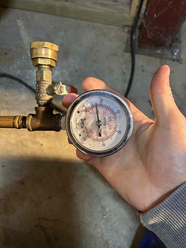 Completed routine Care Plan tune-up on geothermal HVAC system. Performed standard maintenance procedures including system diagnostics, temperature verification showing 67.4°F operation, and pressure testing of refrigerant lines. Inspected multi-zone damper control wiring and documented zone configuration for future reference. Customer provided their own filter for replacement as part of the maintenance visit.