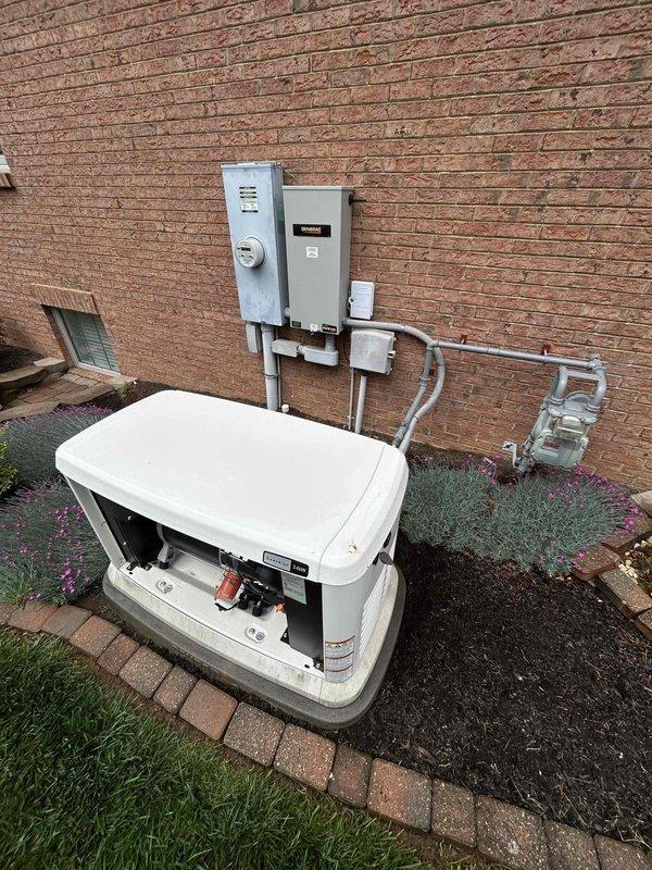 Completed scheduled maintenance on 24kW Generac Evolution 2.0 standby generator, serial number G0072100. Performed comprehensive inspection of unit including control panel diagnostics, verified run hours on LCD display, tested manual and auto operation modes, inspected internal components with access panel removed, and confirmed proper mounting and electrical connections. All systems operating within normal parameters upon completion.
