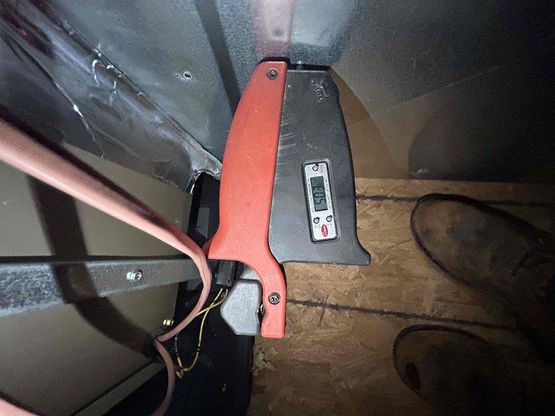 Completed monthly spring/summer maintenance on heat pump and air handler system located in garage attic space. Performed standard club membership inspection, replaced 20x20x1 air filter, and verified system operation and airflow through ductwork.