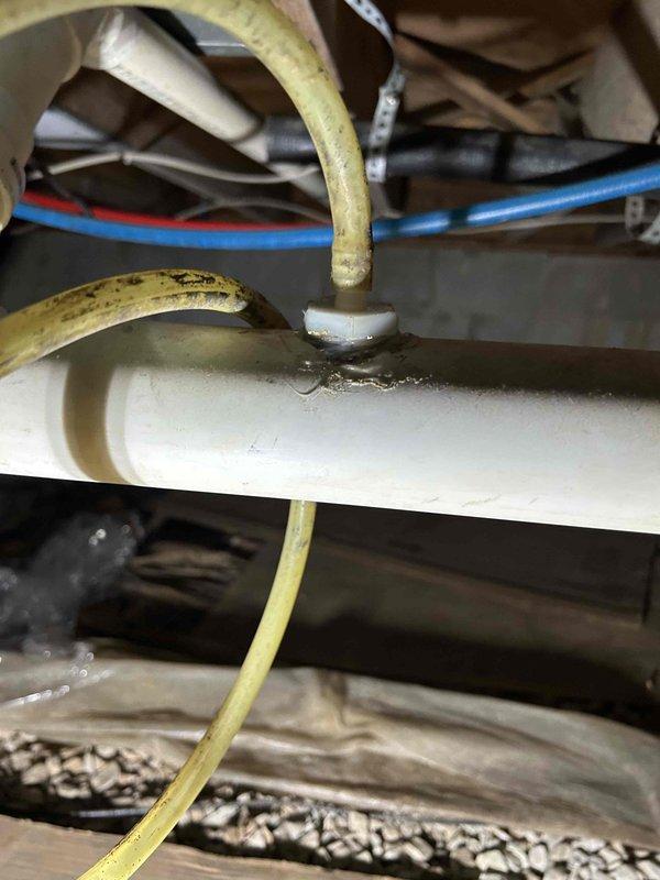 Completed preventative maintenance tune-up on two HVAC systems with gas furnace and air conditioning units located in crawl space as part of Club Duo care plan service. Inspected and serviced both Space-Gard high efficiency air cleaner units with customer-supplied 20x25x6 filters, verified proper installation of flexible ductwork connections, and examined refrigerant line connections showing normal wear and minor debris accumulation. All systems tested and operating within manufacturer specifications.