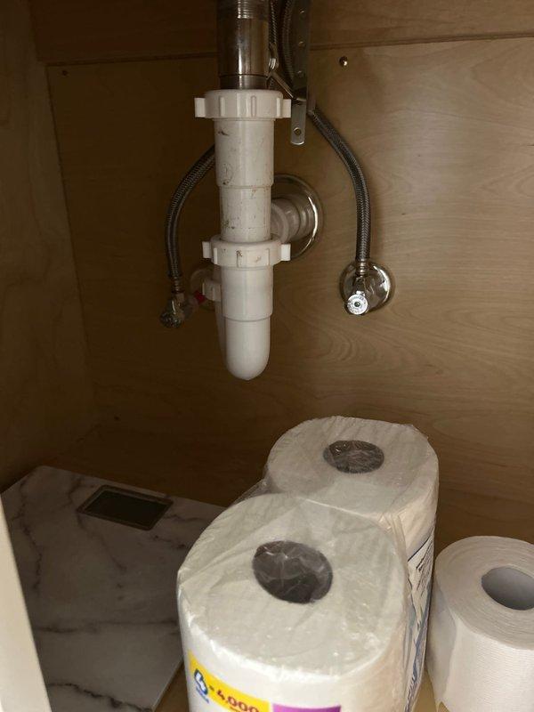 Completed Bronze membership maintenance visit including comprehensive 60-point plumbing system inspection and tank-style water heater flush service. Inspected all accessible plumbing fixtures throughout the property, including toilet operation, flush mechanism, and wax ring seal integrity. Examined bathroom sink drain assembly, confirming proper P-trap installation and verifying no leaks present at threaded connections. Inspected flexible braided supply lines for signs of wear, corrosion, or deterioration. Flushed sediment from tank-style water heater to remove mineral buildup and maintain heating efficiency. All plumbing fixtures found operating within normal parameters with no immediate repairs required at time of inspection.