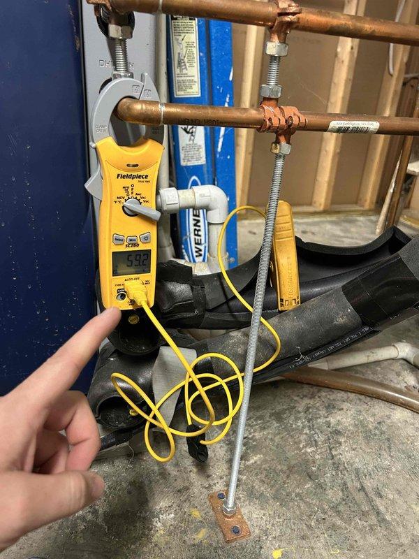 Completed Gold Level preventative maintenance on single-system home with equipment located in basement and attic. Performed comprehensive tune-up inspection including electrical component testing with clamp meter, verified capacitor operation and connections, checked refrigerant lines and compression fittings on copper piping, and inspected steam humidifier system. All systems operating within normal parameters upon completion.