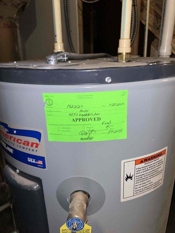 Responded to customer complaint of foul-smelling water requiring diagnostic testing. Inspected residential water heater system and plumbing connections, including flexible supply lines, PVC piping, and brass fittings. Tested water quality at kitchen sink fixture to identify source of odor issue. Examined water heater condition, noting installation date and current operational status. Evaluated both hot and cold water supply to determine if odor was isolated to water heater or present throughout plumbing system. Recommended appropriate treatment solution based on diagnostic findings to resolve water quality concern.