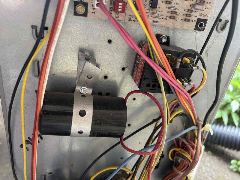 Completed comprehensive care plan tune-up on heat pump system. Performed thorough inspection of blower assembly, motor components, and control board, verifying all electrical connections and wire routing. Customer provided their own filter for the service. All system components found operating within normal parameters, with blower wheel and motor assembly showing typical operational wear patterns.