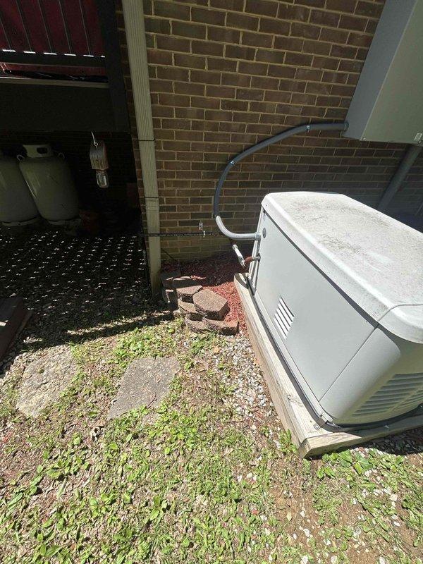 Performed routine preventive maintenance on Evolution-branded standby generator unit. Inspected control panel operation, verified AUTO/MANUAL mode functionality, and documented 27.2 limited run hours on digital display. Confirmed unit and exterior components in proper working condition with all controls responding appropriately.