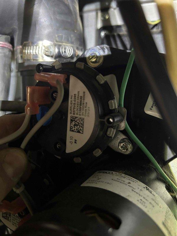 # HVAC Heating System Repair - Control Board Replacement

Responded to a no-heat service call on a 9-year-old furnace with heating and fan operation failure. Upon arrival, performed diagnostic testing of the furnace control system using digital multimeter to isolate the malfunction. Inspection revealed failed integrated furnace control board, which had been previously replaced on this unit.

Disconnected power supply and removed furnace access panels to access the control compartment. Documented existing wiring configuration and connections prior to removal. Disconnected all wire harnesses from the defective control board, including thermostat wiring, blower motor connections, gas valve control circuits, and safety limit switch connections. Removed mounting hardware and extracted failed control board from cabinet.

Installed replacement integrated furnace control board, ensuring proper mounting and secure placement within the control compartment. Reconnected all electrical connections 