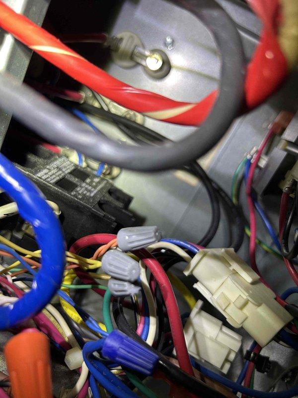 Responded to no cooling complaint on 11-year-old electric furnace/AC system with downstairs zones blowing warm air. Upon inspection, found faulty capacitor affecting compressor operation. Replaced dual-run capacitor, verified proper electrical connections and wire terminations, tested system operation across all zones, and confirmed thermostat communication with equipment resulting in proper cooling delivery to all rooms.