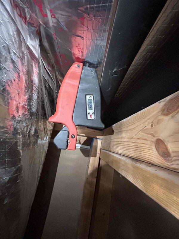 Completed comprehensive Care Plan maintenance on heat pump system with air handler located in basement. Performed thorough inspection and tune-up of outdoor heat pump unit positioned at exterior log cabin wall, verifying proper operation of condenser, refrigerant lines, and electrical connections. Serviced washable filter at indoor air handler unit in basement crawl space, ensuring optimal airflow and system efficiency for continued reliable heating and cooling performance.