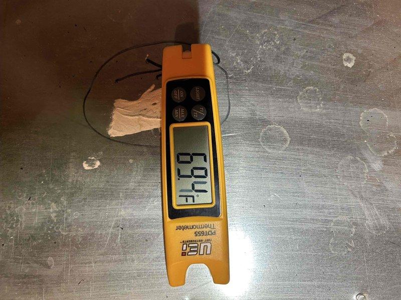 Completed Gold Level prepaid maintenance on single system with 1 heat pump and 1 air handler located in attic. Performed comprehensive system diagnostics including temperature differential measurements showing 50°F readings and electrical testing with clamp meter indicating 563 voltage at equipment. Customer supplied 20x20x1 filter for installation during service visit.