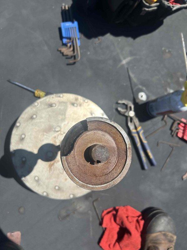 Completed full-day commercial HVAC repair with two-person crew. Replaced three exhaust motors on rooftop units #4, #5, and #6, and replaced bearing assembly on unit #11 exhaust motor. All units tested and returned to normal operation upon completion.