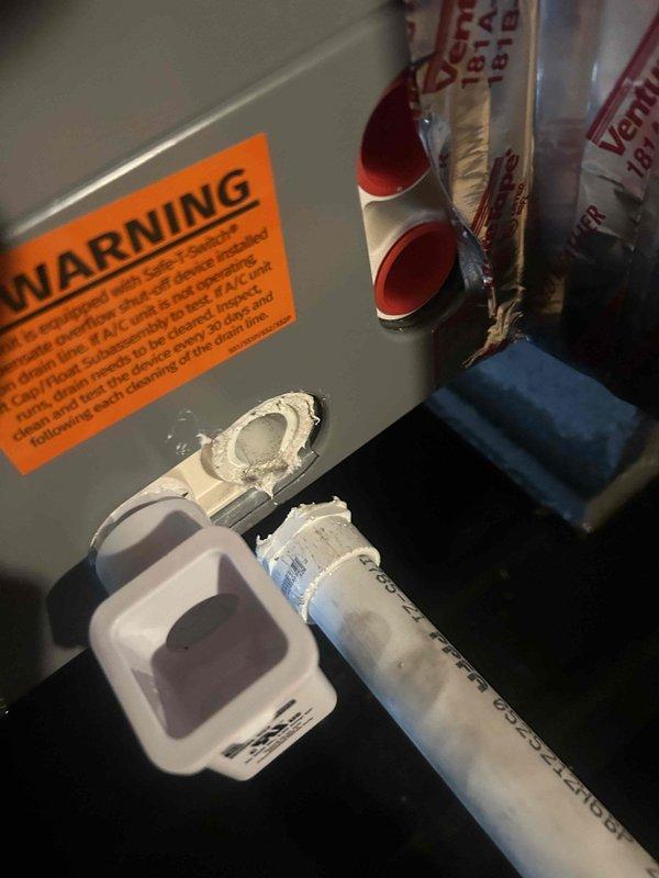 Responded to upstairs HVAC system low on refrigerant charge. Verified system was approximately 1 lb low on R-410A refrigerant as previously diagnosed. Added refrigerant to bring system to proper operating charge, checked system pressures and operation. Inspected air filter and condensate drainage system. System restored to normal operating parameters.