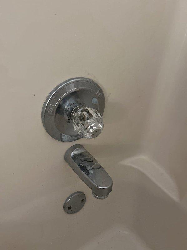 Completed shower cartridge replacements in both bathroom fixtures, restoring proper temperature control and water flow operation. Additionally installed customer-supplied kitchen faucet with brushed nickel finish and high-arc spout at kitchen sink location. All fixtures tested for proper operation and verified leak-free upon completion.
