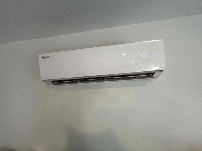 Responded to no cooling complaint on wall-mounted mini-split system in commercial kitchen. Upon inspection, found evaporator coil heavily contaminated with dust, dirt, and debris accumulation restricting airflow and reducing heat transfer efficiency. Removed front cover and accessed internal components. Cleaned evaporator coil assembly thoroughly, removing built-up contamination from fins and backing plates. Verified unit now cooling properly with adequate airflow through vents. Recommended more frequent filter maintenance to prevent future coil fouling.