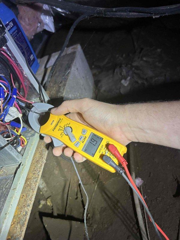 Completed routine preventive maintenance tune-up on heat pump and air handler system per care plan agreement. Performed comprehensive system diagnostics including electrical measurements in attic-mounted equipment, verified thermostat operation and programming on Honeywell Home ProSeries unit displaying proper temperature control at 71 degrees. Customer provided their own 16x25x4 filter for replacement during service visit.