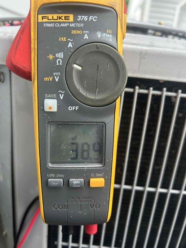 Completed Gold Level prepaid maintenance on single-system home with AC and gas furnace located in basement. Performed comprehensive system inspection including electrical diagnostics using clamp meter to verify amperage draws on both heating and cooling components, checked Platinum UV light operation for air quality enhancement, and conducted standard maintenance procedures per club membership protocol with customer-supplied filter.