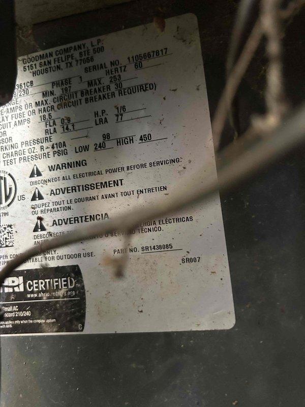 Responded to no cooling complaint on 10+ year old Goodman gas furnace system with indoor unit located in basement. Upon arrival, determined issue was related to recent service visit. Diagnosed failed condenser fan motor on outdoor unit. Replaced defective condenser fan motor and verified proper electrical connections at control board. Tested system operation, confirmed adequate airflow across condenser coil, and verified unit cooling properly. System restored to normal operation.