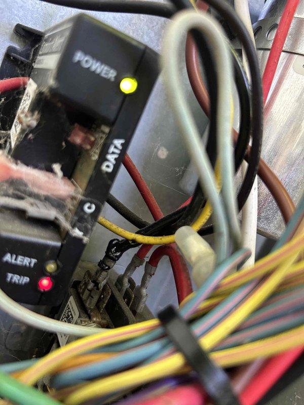 Responded to no cooling complaint on 10+ year old Goodman gas furnace system with indoor unit located in basement. Upon arrival, determined issue was related to recent service visit. Diagnosed failed condenser fan motor on outdoor unit. Replaced defective condenser fan motor and verified proper electrical connections at control board. Tested system operation, confirmed adequate airflow across condenser coil, and verified unit cooling properly. System restored to normal operation.