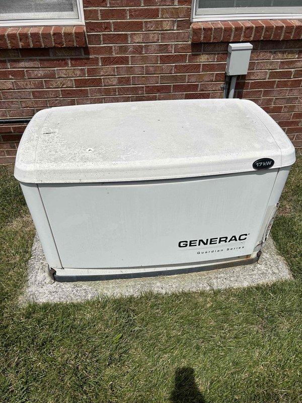 Completed comprehensive maintenance service on Generac Guardian Series 17kW air-cooled standby generator, model G0062420, serial number 8375429. Performed thorough inspection of physical location, generator enclosure exterior and interior condition, and verified proper mounting on concrete pad. Conducted complete fuel system inspection and battery electrical testing to ensure reliable starting capability. Executed high and low voltage electrical connection testing at both the generator unit and transfer switch panel to verify proper power transfer functionality.

Replaced spark plugs, air filter, and oil filter as part of routine maintenance schedule. Performed valve adjustment as needed to maintain optimal engine performance. Conducted comprehensive system verification testing in both manual and automatic modes under load conditions to confirm proper operation of all components including the transfer switch and circuit protection devices. All systems tested successfully and unit retur