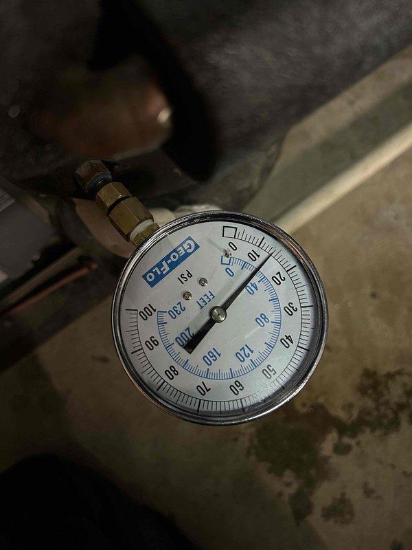 Completed comprehensive Club Trio maintenance service on three-system property consisting of geothermal unit, secondary HVAC system, and mini-split unit located in barn area. Performed full tune-up procedures on geothermal system including temperature diagnostics measuring supply air at 43.5°F, pressure testing with gauge readings at operational levels, and visual inspection of copper refrigerant lines and connections. Conducted maintenance on mini-split system in basement barn location. Sanitized equipment surfaces using antibacterial wipes during service. All systems tested and operating within normal parameters upon completion.