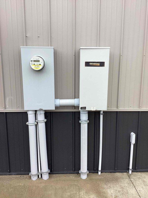 Completed comprehensive preventive maintenance service on 22KW air-cooled commercial standby generator. Performed thorough inspection of physical installation and enclosure condition, conducted complete fuel system evaluation, executed battery electrical testing, and verified all high and low voltage electrical connections. Replaced spark plugs, air filter, and oil filter as part of scheduled maintenance protocol. Adjusted engine valves to manufacturer specifications and successfully verified system operation through manual and automatic transfer switch testing under load conditions, confirming full functionality of the emergency power system.