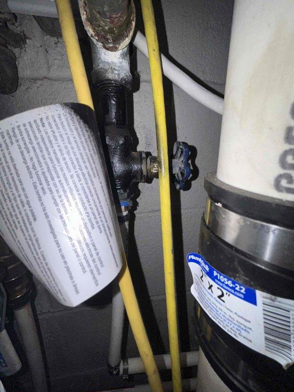 Responded to a BNI referral for a leaking valve on a pipe in the basement. Upon inspection, identified a faulty brass pressure relief valve on the water supply line near the water heater and filtration system. Repaired the leaking valve to restore proper function and prevent water damage prior to the scheduled home inspection. Updated customer contact information in the system for future service needs.