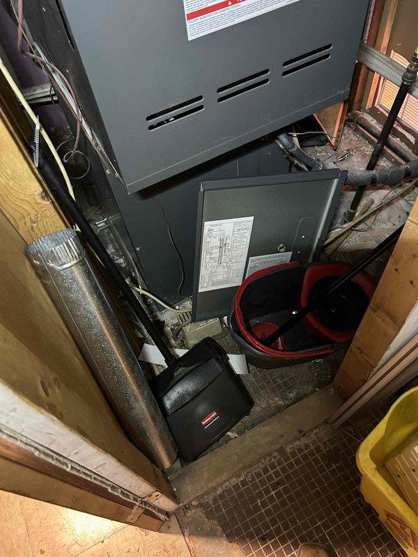 Replaced failed blower motor and blower wheel on commercial HVAC unit. Following installation, performed comprehensive operational testing to verify proper airflow, measured supply air velocity at 590 FPM through floor register, and confirmed system is functioning correctly with all components operating within manufacturer specifications.