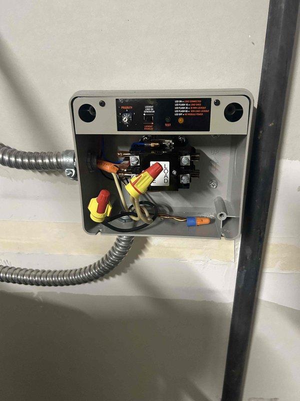 Responded to no hot water complaint on dual tanked water heater system installed in 2018. Upon arrival, observed solid orange indicator light on control box, with customer reporting warm but not hot water throughout home. Performed diagnostic testing using multimeter to check electrical supply and circuit integrity at disconnect box. Inspected control panel wiring connections, relay contacts, and heating element circuits on both units. Verified proper voltage supply and confirmed breakers were not tripped. Identified control board malfunction causing heating elements to operate at reduced capacity. Reset control system and tested water temperature output to verify restoration of full hot water delivery to home.